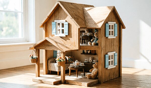 kids dollhouse for toys